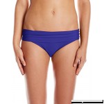 Athena Women's Lani Banded Swimsuit Bikini Bottom Cabana Solids Indigo B07Q6GYVW6